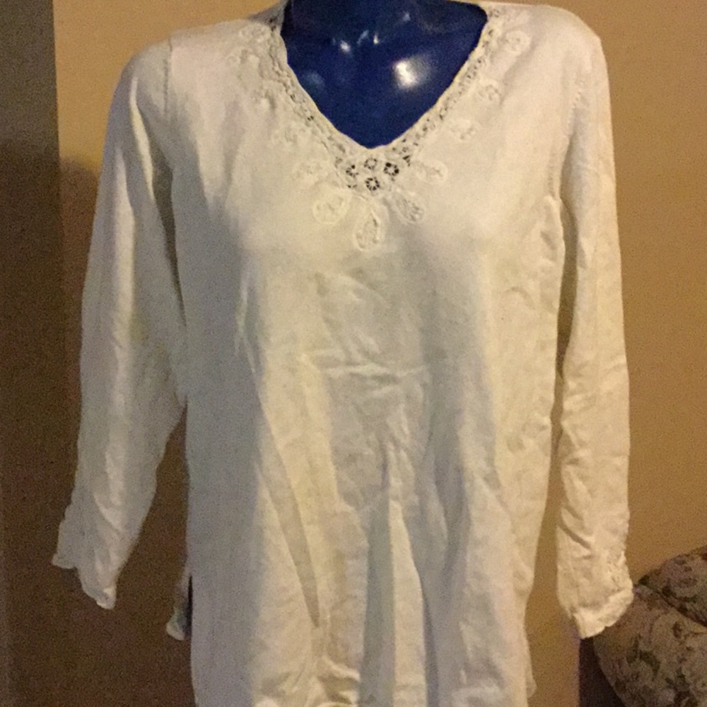 Lace dress shirt